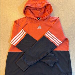 Adidas coral and gray Hoodie